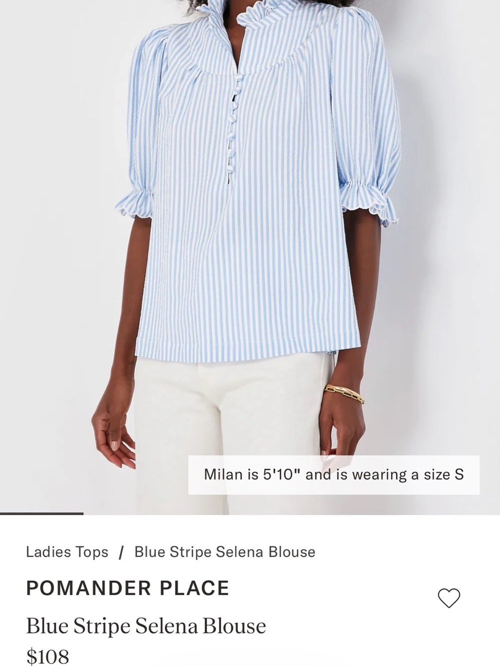 Tuckernuck/Pomander Place Blouse